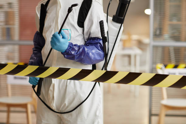 Professional Blood Cleanup technician working in Auburn, ME